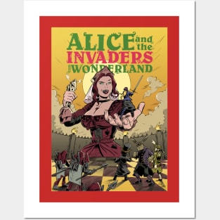 Alice and the Invaders From Wonderland Posters and Art